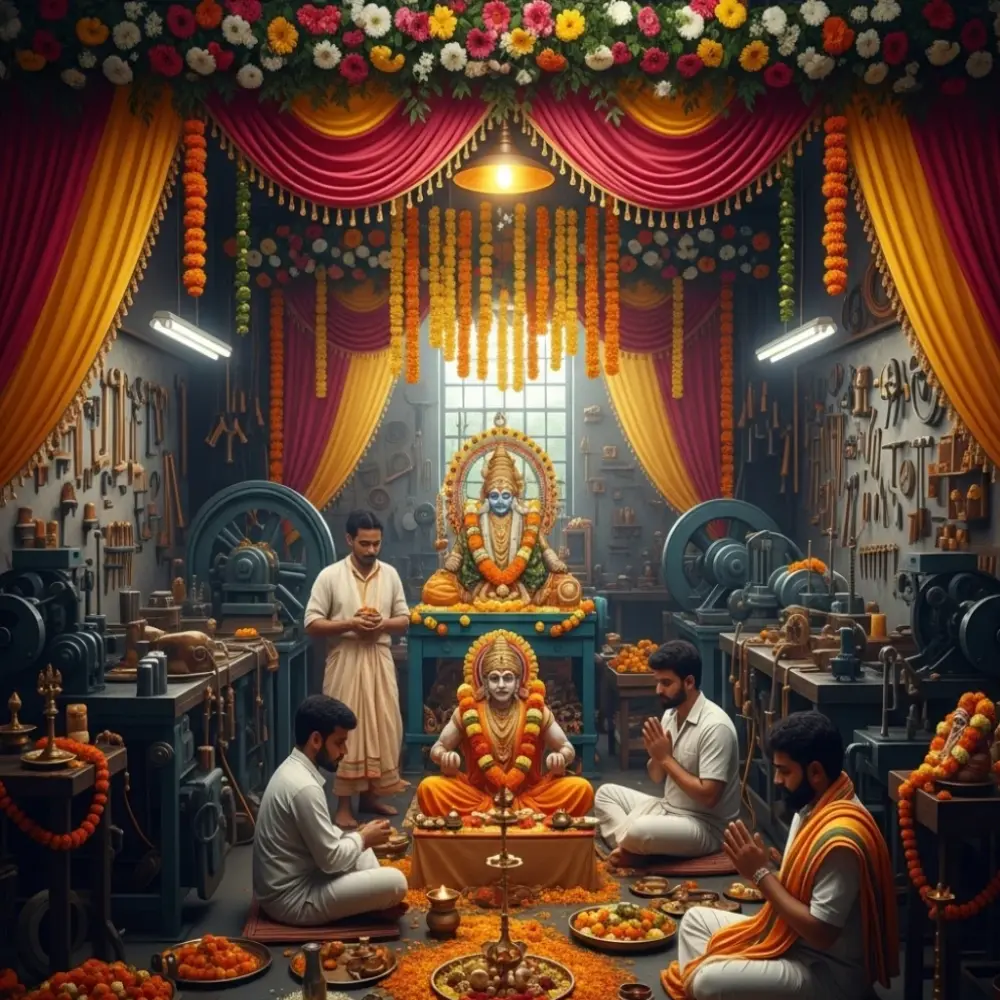 VISHWAKARMA PUJA (ବିଶ୍ୱକର୍ମା ପୂଜା) Premium